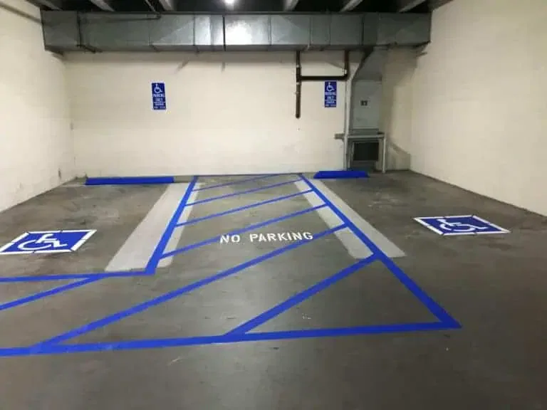 handicap parking spots