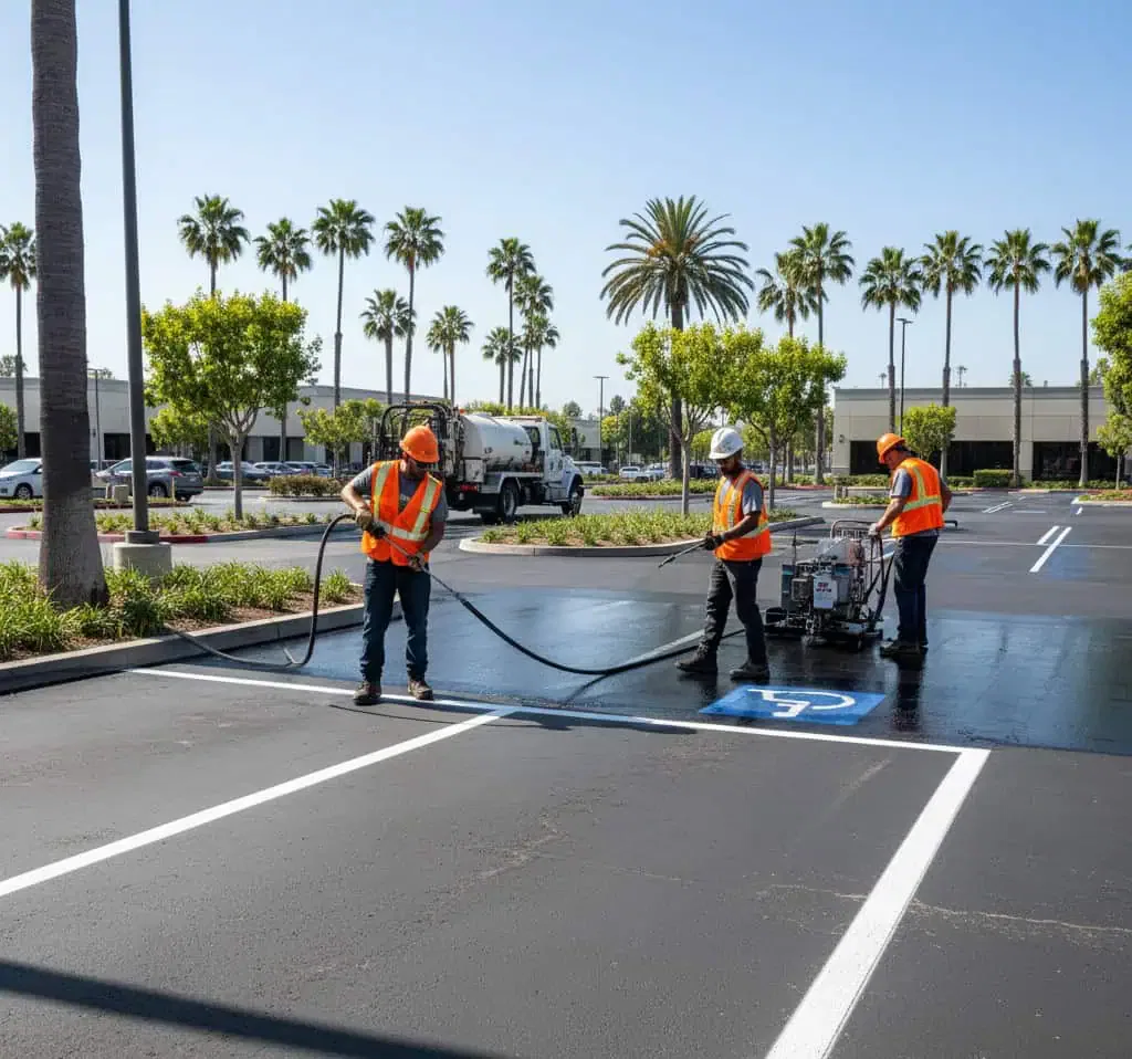 Parking Lot Sealcoating Protection Benefits 3