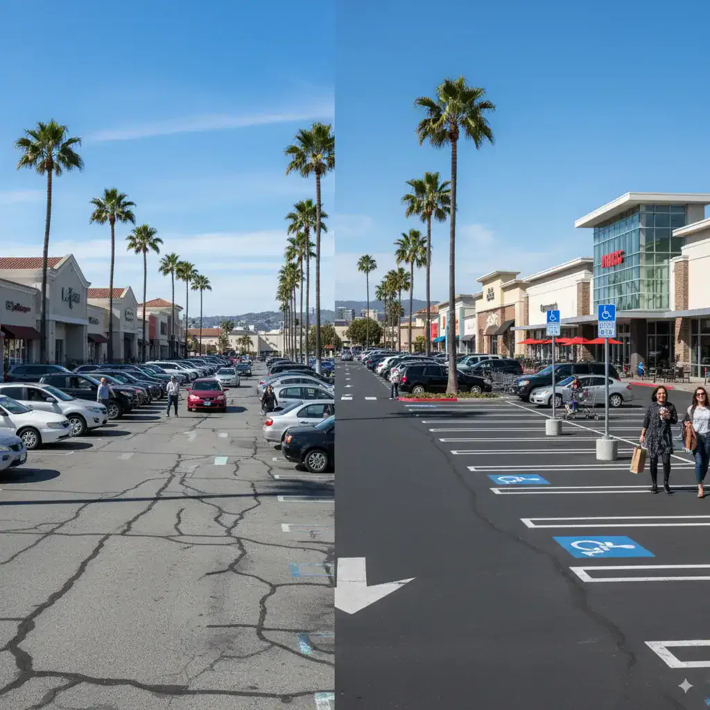 How Parking Lot Striping Improves Customer Experience 1