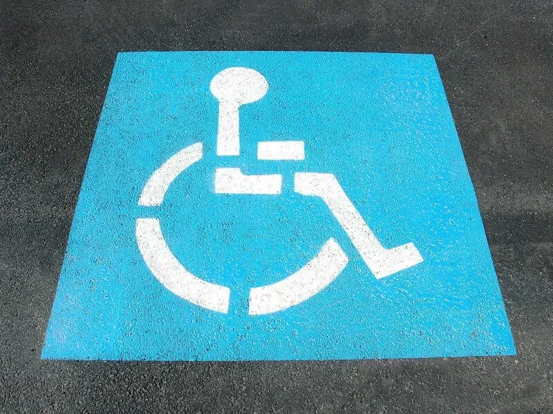 ADA inspection for Disabled parking sign installation by Certified Access Specialist